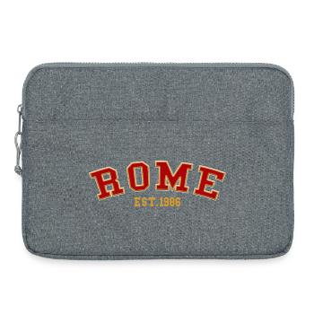 Rom gegründet 1986 - Laptoptasche 15" - Grau meliert - Vorne