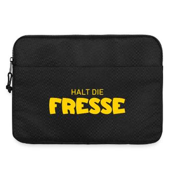 Shut Up - Cool Saying - Laptop bag 15" - black - Front