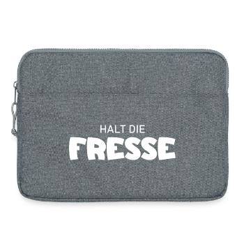 Tais-toi - Diction cool - Sacoche pour ordinateur portable 15 pouces - gris chiné - Devant