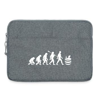 Evolution - Eisbader - Winterbaden - Eisbaden - Laptoptasche 15" - Grau meliert - Vorne