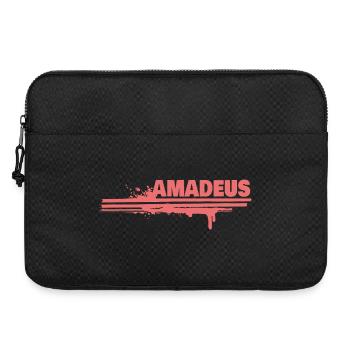 Amadeus Spritz-Schrift - Laptoptasche 15" - Schwarz - Vorne