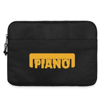 Piano Lover Birthday Gift – Klavierliebe - Laptoptasche 15" - Schwarz - Vorne