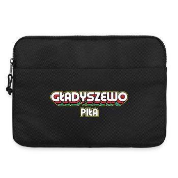 Gładyszewo Piła. Nom du district rétro - Sacoche pour ordinateur portable 15 pouces - noir - Devant