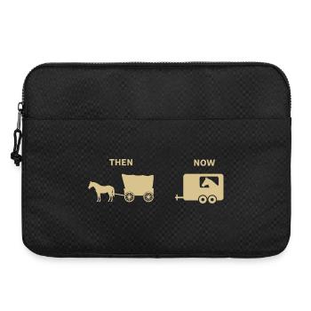 Funny Horse Carriage Parody Historical Design - Laptop bag 15" - black - Front