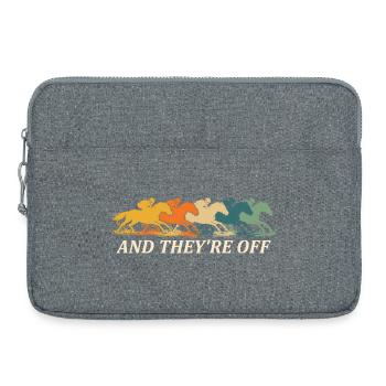 Et ils sont fans de derby hippal - Sacoche pour ordinateur portable 15 pouces - gris chiné - Devant