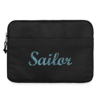 Sailor Segel Segeln Segler - Laptoptasche 15" - Schwarz - Vorne