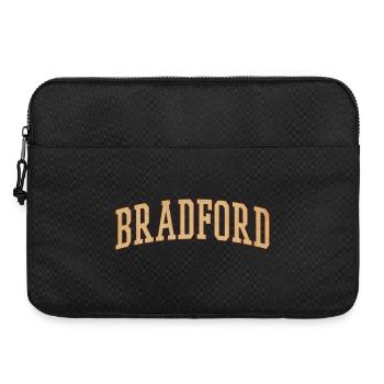 Bradford Vintage Blockschrift - Laptoptasche 15" - Schwarz - Vorne