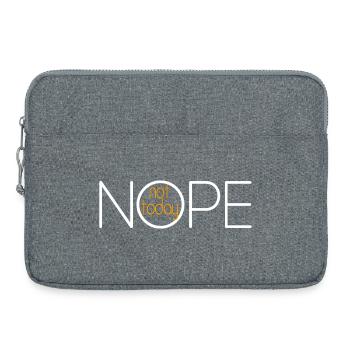 NEIN, HEUTE NICHT V3 - Laptoptasche 15" - Grau meliert - Vorne