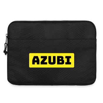 Azubi Tshirt yellow - Laptoptasche 15" - Schwarz - Vorne