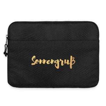 Salutation au soleil Yoga Soleil Or Manuscrit om Namaste - Sacoche pour ordinateur portable 15 pouces - noir - Devant