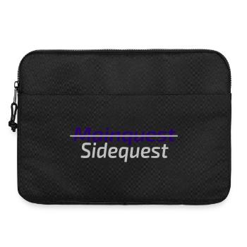 Sidequest Mode on - Laptop bag 15" - black - Front