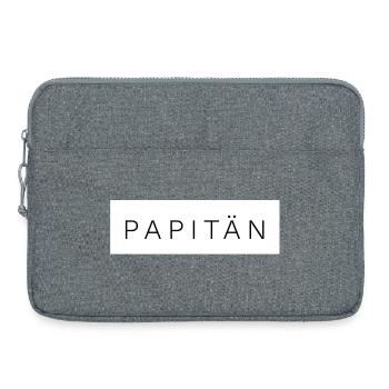 Daddy Anchor Captain Father's Day Offspring Birth - Laptop bag 15" - heather grey - Front
