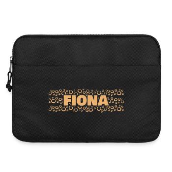 Fiona comme prénom - Sacoche pour ordinateur portable 15 pouces - noir - Devant