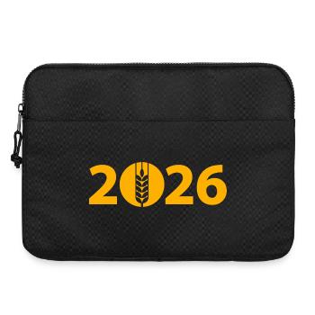 Blé 2026, Récolte 2026, Agriculteur 2026 - Sacoche pour ordinateur portable 15 pouces - noir - Devant
