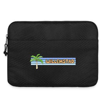 Willemstad en tant que vacances - Sacoche pour ordinateur portable 15 pouces - noir - Devant