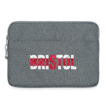 Bristol, Angleterre - Sacoche pour ordinateur portable 15 pouces - gris chiné - Devant