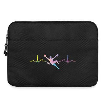 Boulderer Herzschlag Boulder Bouldern - Laptoptasche 15" - Schwarz - Vorne