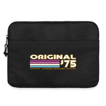 Original 75 Vintage Stripes - Laptop bag 15" - black - Front