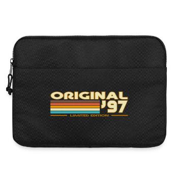 Original 97 Retro Pastel Stripes - Laptop bag 15" - black - Front