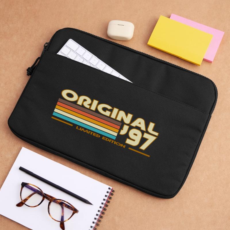 Originale 97er Retro-Pastellstreifen Laptoptasche 15"