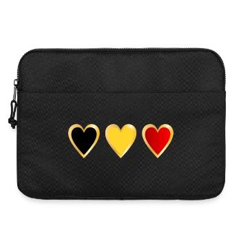 Belgium Heart - Laptop bag 15" - black - Front