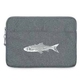 Poisson truite - Sacoche pour ordinateur portable 15 pouces - gris chiné - Devant