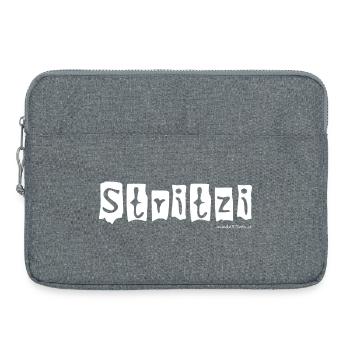 Stritzi - Strolch, cheeky, Austrian dialect - Laptop bag 15" - heather grey - Front