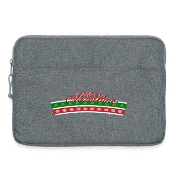 Ugly Christmas Design xmas - Laptoptasche 15" - Grau meliert - Vorne