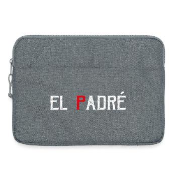 El padré - Laptop bag 15" - heather grey - Front