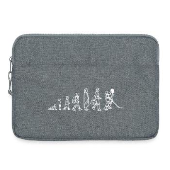 Développement du hockey sur glace - Sacoche pour ordinateur portable 15 pouces - gris chiné - Devant