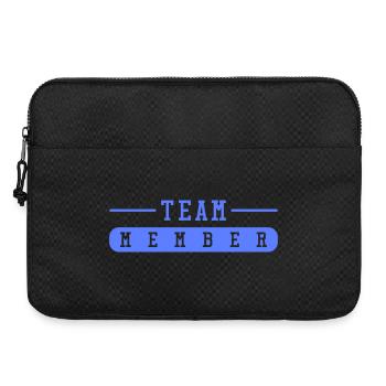 Team Member Wordmark Print Design - Laptop bag 15" - black - Front