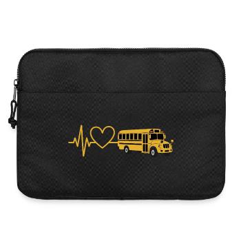 Herzbus: Love on Wheels - Laptop bag 15" - black - Front
