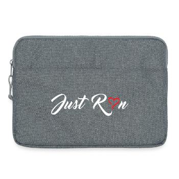 Lauf einfach - Laptoptasche 15" - Grau meliert - Vorne