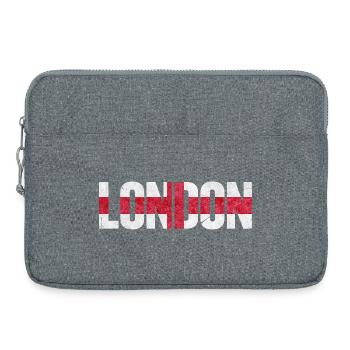 London, England - Laptop bag 15" - heather grey - Front