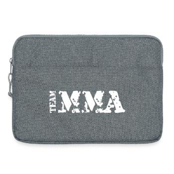 Team MMA Fighter Octagon Martial Arts Logo Club - Laptop bag 15" - heather grey - Front