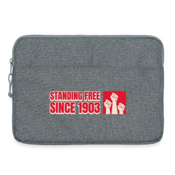 Seit 1903 frei stehend - Laptoptasche 15" - Grau meliert - Vorne