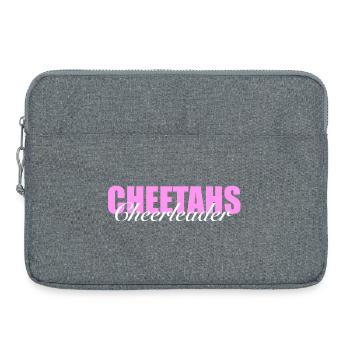 Logo (devant) - Sacoche pour ordinateur portable 15 pouces - gris chiné - Devant