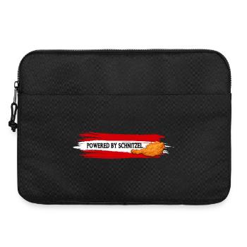 Propulsé par Schnitzel Austria Humour Shirt - Sacoche pour ordinateur portable 15 pouces - noir - Devant