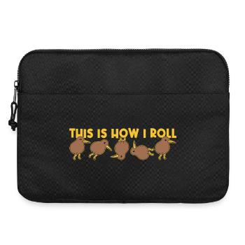 So mache ich Kiwi-Vogel Neuseeland - Laptoptasche 15" - Schwarz - Vorne