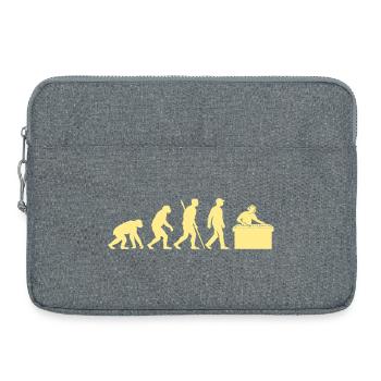 Evolution zum Arbeitsplatz-DJ - Laptoptasche 15" - Grau meliert - Vorne