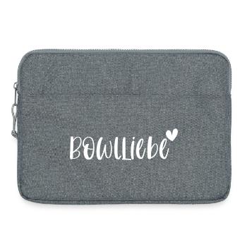 Bowl Bowlliebe Foodie Smoothie Geschenk - Laptoptasche 15" - Grau meliert - Vorne