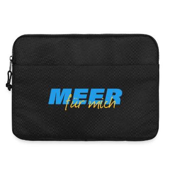 MEER für mich - Laptoptasche 15" - Schwarz - Vorne