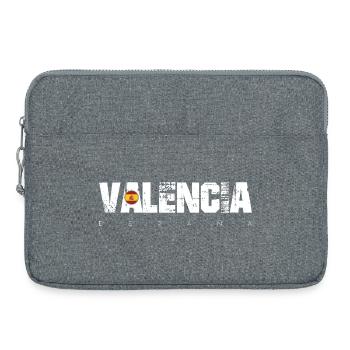 Valence España Typographie audacieuse - Sacoche pour ordinateur portable 15 pouces - gris chiné - Devant