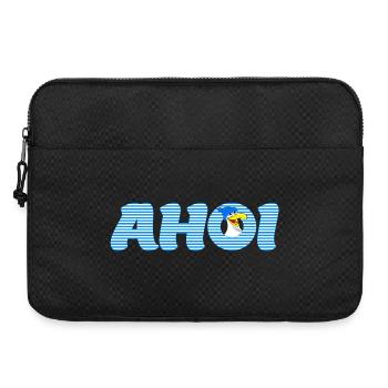 Ruf Ahoi mit Möve - Laptoptasche 15" - Schwarz - Vorne