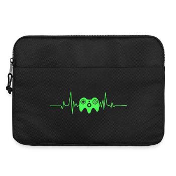 Gamer Game Videospiel Blaubeere Vintage Gaming - Laptoptasche 15" - Schwarz - Vorne