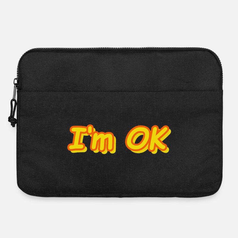 I'm OK - Laptoptasche 15" - Schwarz
