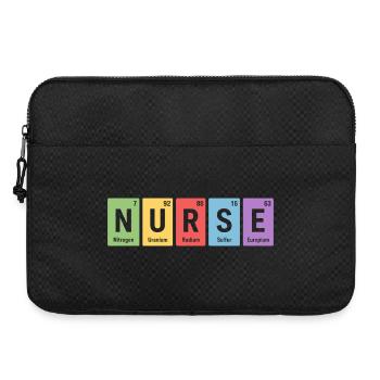 Couleurs des éléments de conception du bloc d’infirmières - Sacoche pour ordinateur portable 15 pouces - noir - Devant