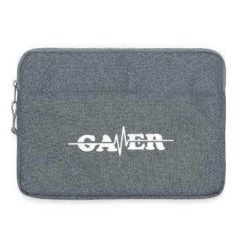 Gamer pulse ECG - Laptop bag 15" - heather grey - Front