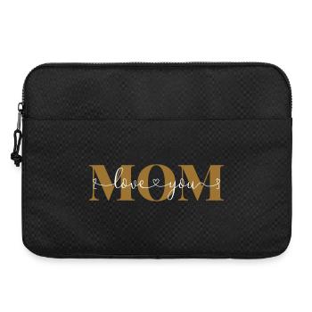 Love you Mom Liebeserklärung Mutter Liebe Mama - Laptoptasche 15" - Schwarz - Vorne