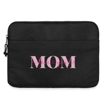 Love you Mom Declaration of Love Mother Love Mama - Laptop bag 15" - black - Front